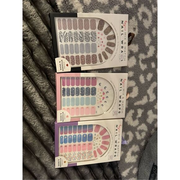 Nail polish gel wrap stickers manicure paint color pedicure nails toes nib nwt - Picture 1 of 3
